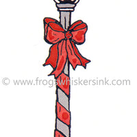 Frog's Whiskers Stamps - Lamp Post