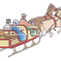 Frog's Whiskers Stamps - Cutter and Horses Stamp