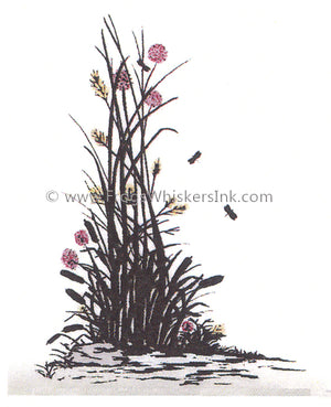 Frog's Whiskers Stamps - Rocks & Weeds