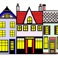 Frog's Whiskers Stamps - Three Houses