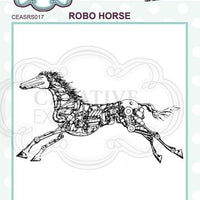 Pre Cut Rubber Stamp by Andy Skinner Robo Horse