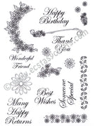 Creative Expressions - Clear Stamps - Daisy Trail Elements