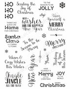 Creative Expressions - Clear Stamps - Santa's Sentiments
