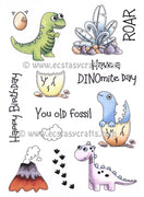 Creative Expressions - Clear Stamps - Dinosaur Friends