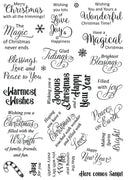 Creative Expressions - Clear Stamps - Christmas Sayings