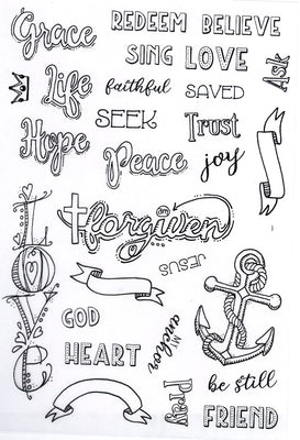 Creative Expressions - Clear Stamps - Inspiring Words Journaling