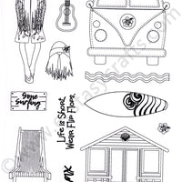 Creative Expressions - Clear Stamps - Surf's Up Gnome