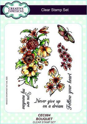 Creative Expressions - Clear Stamps - Bouquet