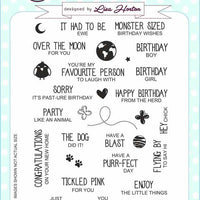 Creative Expressions - Clear Stamps - Tickled Pink Sentiments