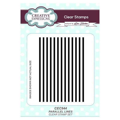 Parallel Lines A6 Clear Stamp Set