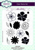 Sketchy Florals A5 Clear Stamp Set