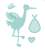 Sue WIlson - New Arrival Collection - Stork and Baby Die