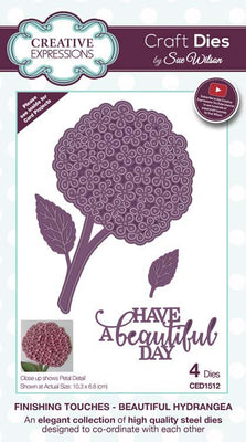 Sue WIlson - Finishing Touches Collection - Beautiful Hydrangea Die