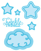 Sue Wilson Dies - Fillables Collection - Twinkle Twinkle Clouds and Stars Die