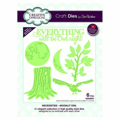 Dies by Sue Wilson Necessities Collection Moonlit Owl