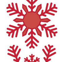 Sue Wilson Dies - Festive Collection - Bold Snowflake Flurry