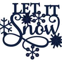 Sue Wilson Dies - Festive Collection - Let It Snow Snowflakes