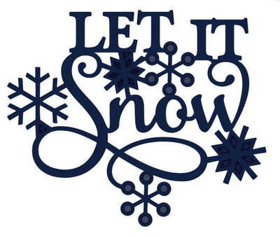 Sue Wilson Dies - Festive Collection - Let It Snow Snowflakes