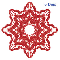 Sue Wilson Dies - Festive Collection - Scalloped Snowflake Frame Die