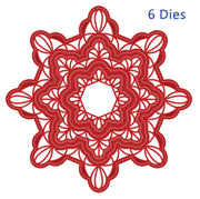 Sue Wilson Dies - Festive Collection - Scalloped Snowflake Frame Die