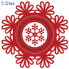 Sue Wilson Dies - Festive Collection - Looped Snowflake Frame Die