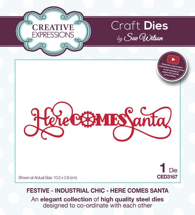 Sue Wilson Dies - Industrial Chic Collection - Here Comes Santa