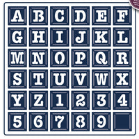 Sue Wilson Dies - Expressions Collection - Alphabet Grid Die