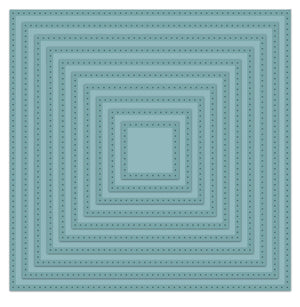Sue Wilson Dies - Noble  Collection - Double Pierced Squares - Set B Die