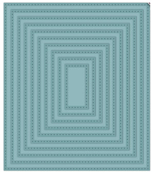 Sue Wilson Dies - Noble  Collection - Double Pierced Rectangles - Set B Die
