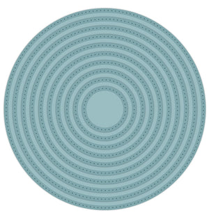 Sue Wilson Dies - Noble  Collection - Double Pierced Circles Die