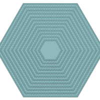 Sue Wilson Dies - Noble  Collection - Collection Double Stitched Hexagon Die