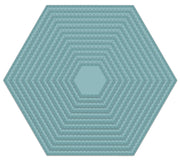 Sue Wilson Dies - Noble  Collection - Collection Double Stitched Hexagon Die