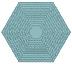 Sue Wilson Dies - Noble  Collection - Collection Double Stitched Hexagon Die