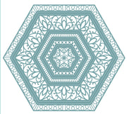 Sue Wilson Dies - Noble  Collection - Collection Lavish Accented Hexagons Die