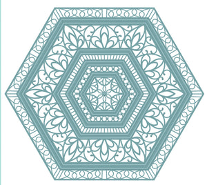 Sue Wilson Dies - Noble  Collection - Collection Lavish Accented Hexagons Die