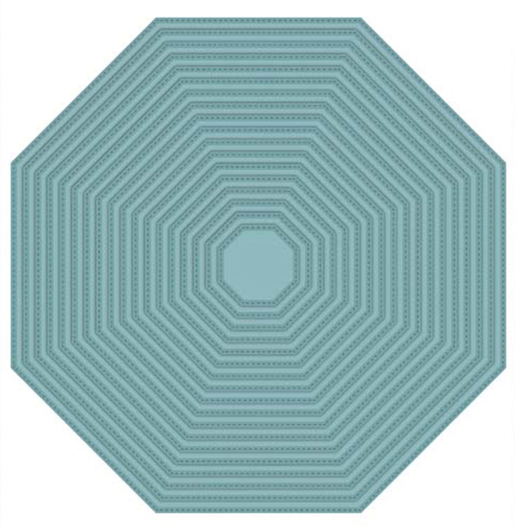 Sue Wilson Dies - Noble  Collection - Collection Double Stitched Octagon Die