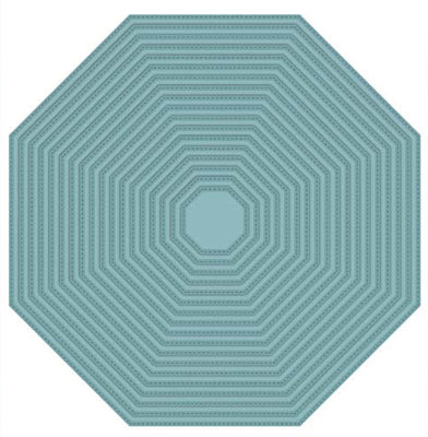 Sue Wilson Dies - Noble  Collection - Collection Double Stitched Octagon Die