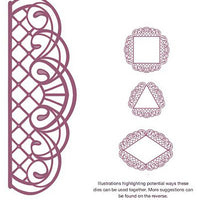 Sue Wilson Dies - Configurations Collection - Scalloped Trellis Adornment