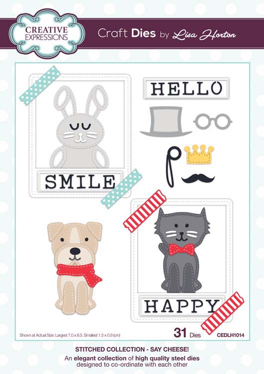 Creative Expressions Collection - Creative Expressions Collection - Stitched Collection - Say Cheese Craft Die