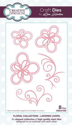 Creative Expressions Collection - Layered Loops Craft Die