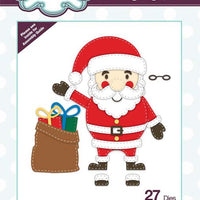 Creative Expressions Collection - Stitched Collection - Jolly Santa Craft Die
