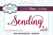 Mini Sue Wilson Dies - Expressions Collection - Sending Die