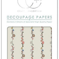 Creative Expressions - Grey Pebbles Decoupage Papers