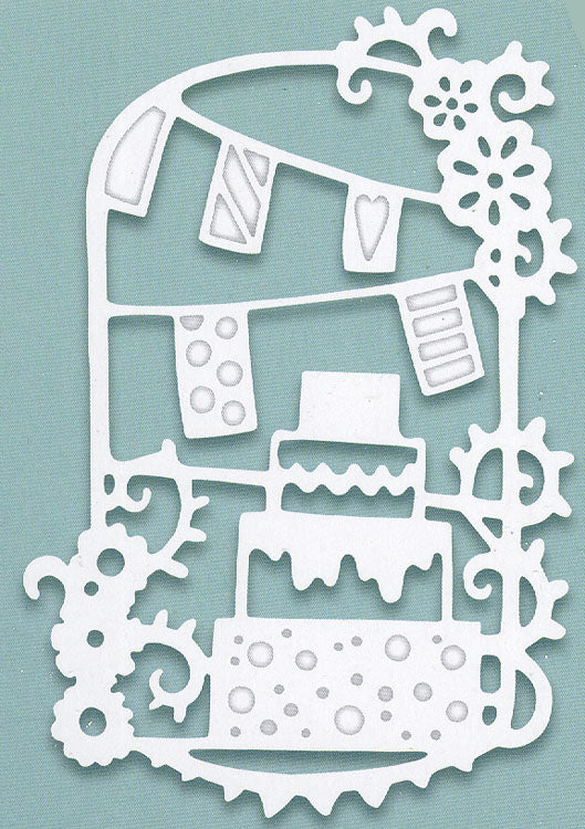 Creative Expressions - Paper Cuts Collection - Celebration Cake