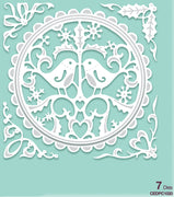 Creative Expressions - Paper Cuts Collection - Turtle Doves