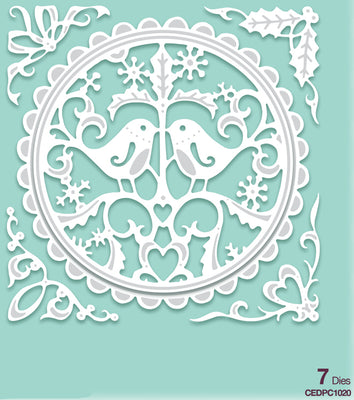 Creative Expressions - Paper Cuts Collection - Turtle Doves