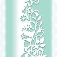 Creative Expressions - Paper Cuts Collection - Wild Rose Edger Craft Die