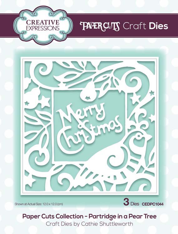 Creative Expressions - Paper Cuts Collection - Partridge in a Pear Tree Craft Die