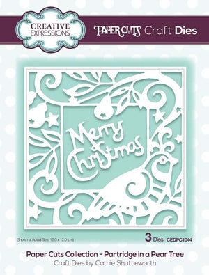 Creative Expressions - Paper Cuts Collection - Partridge in a Pear Tree Craft Die