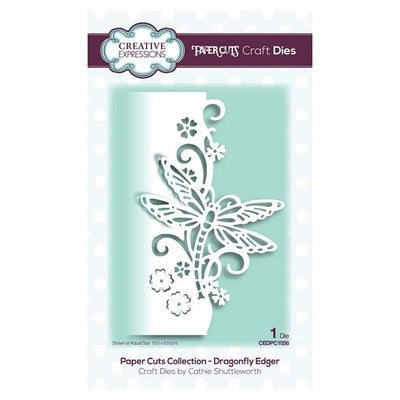 Creative Expressions - Paper Cuts Collection - Dragonfly Edger Craft Die